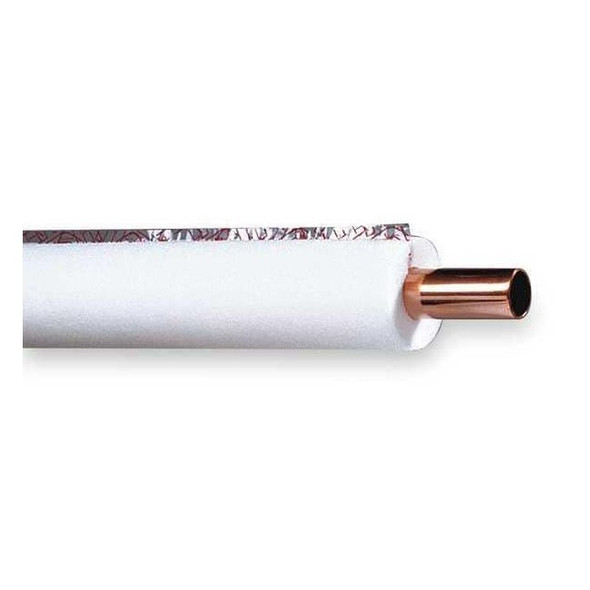 Tubolit Pipe Insulation, 1-1/8" OD, 6 ft. L, Polyethylene, 1/2 in Wall WPS11812