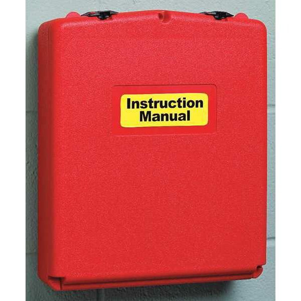 Justrite Document Box, Plastic, 13 1/8 in W, 15 3/4 in H 23306