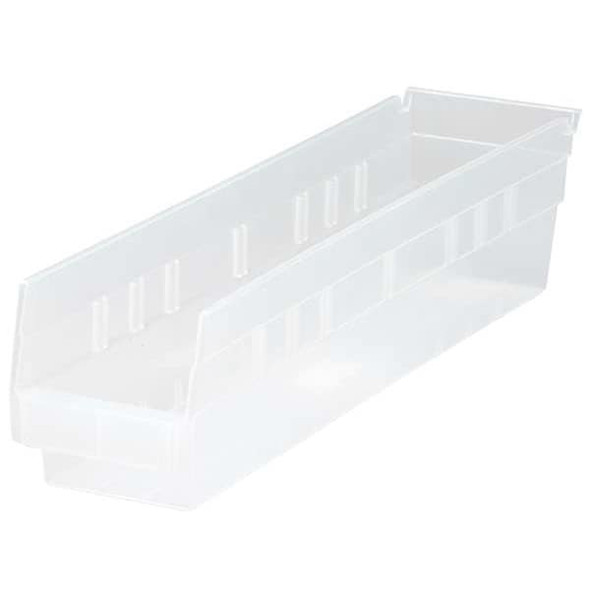 Quantum Storage Systems ShelfBin,17.875inL,4.125inW,Plastic QSB103CL