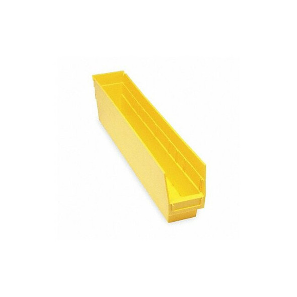 Quantum Storage Systems ShelfBin,23.625inL,4.125inW,Plastic QSB205YL Quantum Storage Systems ShelfBin,23.625inL,4.125inW,Plastic QSB205YL