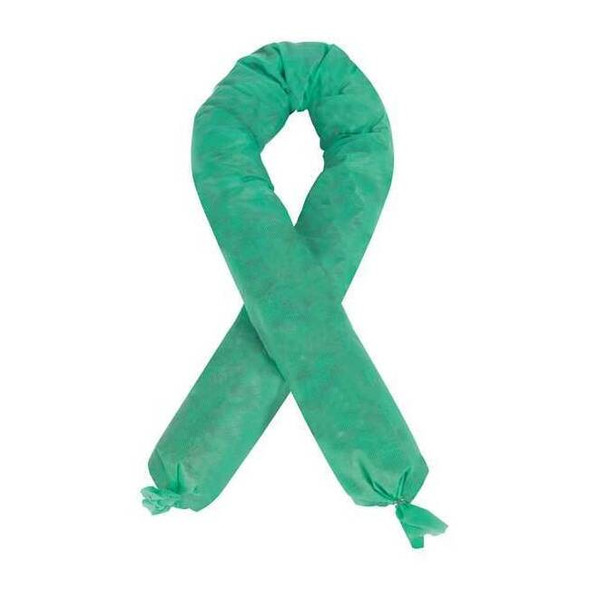 Condor Absorb Sock,Chem/Hazmat,4ft L,PK12 35ZR57