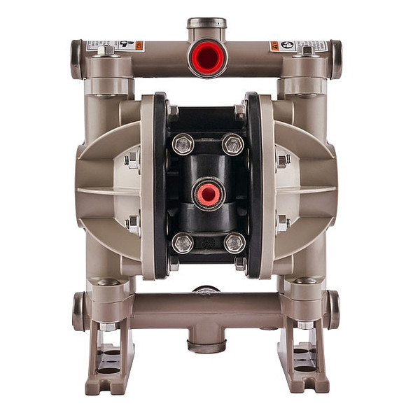 Aro Double Diaphragm Pump, Polypropylene, Air Operated, PTFE, 13 GPM 66605J-344