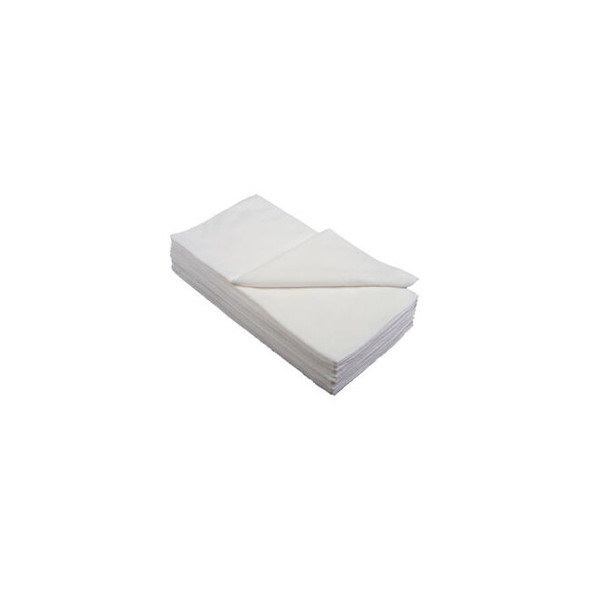 Global Industrial 300 GSM Microfiber Polishing Cloths 16"" x 16"" White 12 Cloth