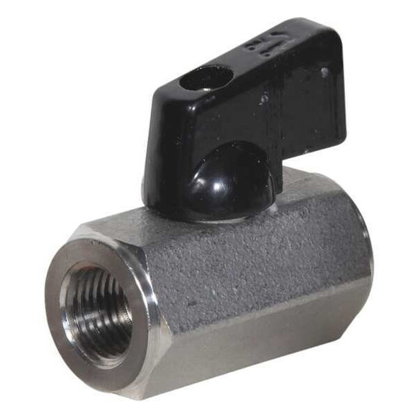 Manufacturer Varies 3/8" FNPT Stainless Steel Mini Ball Valve Inline G-SSMF-38NL