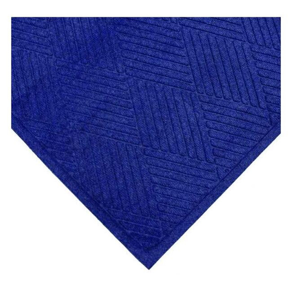 Condor Entrance Mat, Polypropylene, 3/8 in Thick, Blue, 2 ft W x 3 ft L 34L264