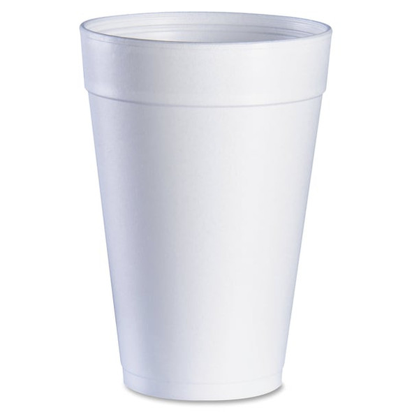 Dart Disposable Hot cup 32 oz. White, Foam, Pk500 32TJ32