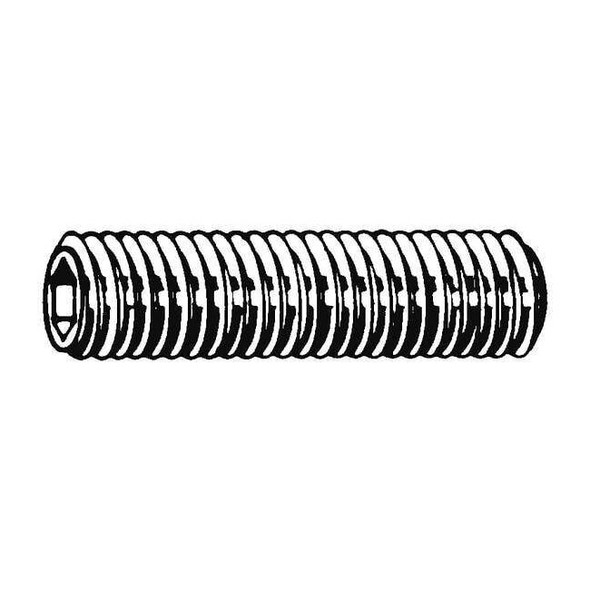 Manufacturer Varies Socket Set Screw, Flat, 6-32x3/16, PK100 U07810.013.0018