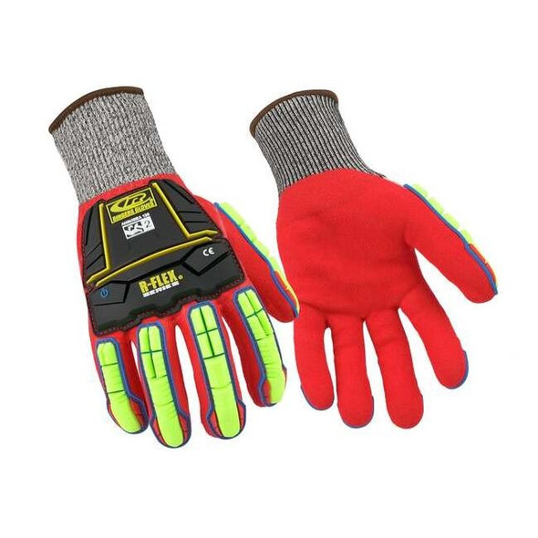 Ansell Coated Gloves, Cut Level A6 ,Double Dipped ,Nitrile ,Sandy ,M 1 PR 068-09