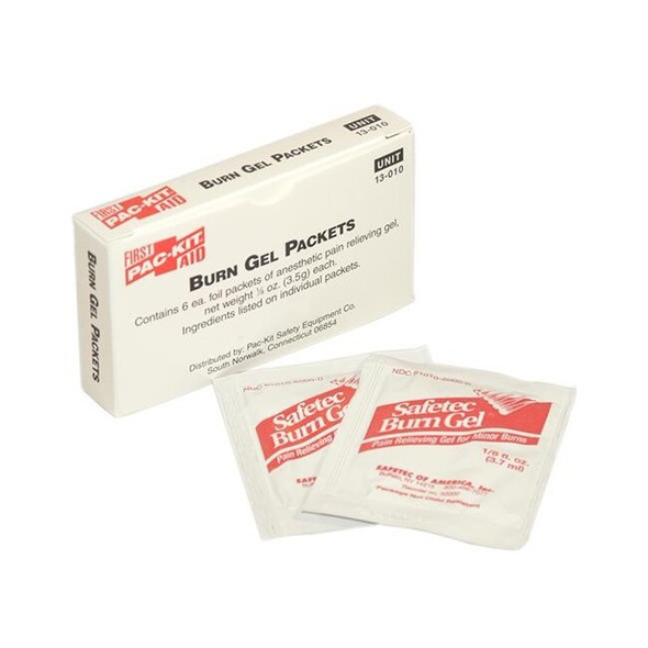 Burn Gel (Unitized Refill), 0.125 oz, 6/Box
