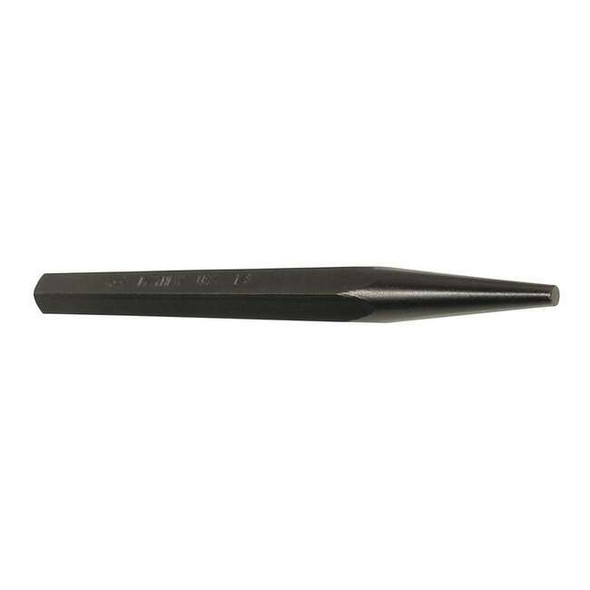Mayhew Solid Punch, Steel, 6-1/2in.L, 3/8in. Tip 20301