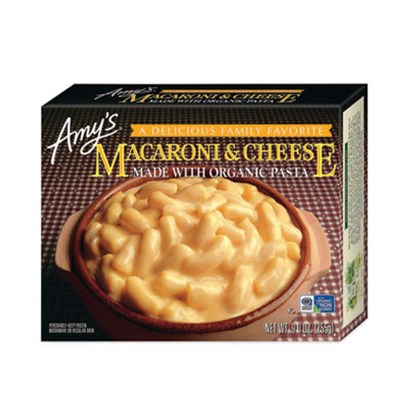 Amy\\'s® Macaroni and Cheese, 9 oz Box, 4 Boxes/Pack 30