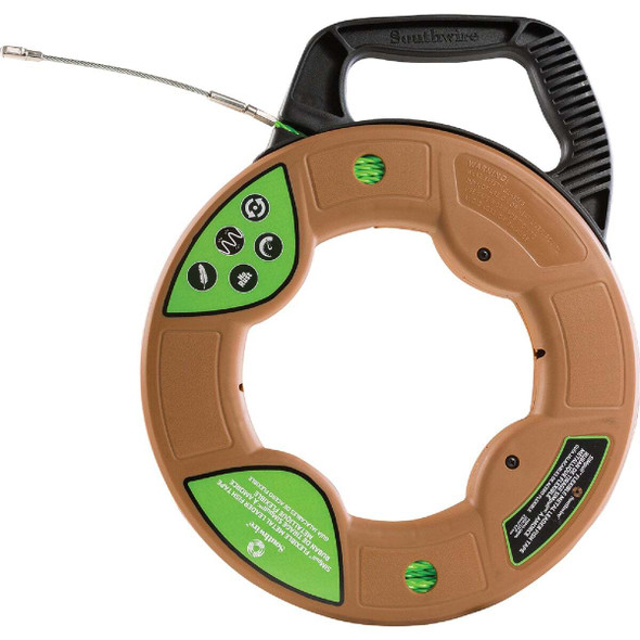 Southwire SIMpull 4.5mm W. x 125 Ft. L. Flexible Polymer Fish Tape 59896940