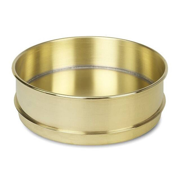 Advantech Manufacturing Pan, Brass, 8 In, Full Ht,Extented Rim PB8FX