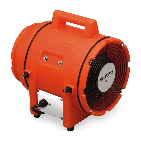 Allegro Industries Confined Space Fan,Orange,12" W 9536