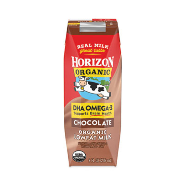 Horizon Organic Low Fat Milk, Chocolate, 8 oz, 18/Carton 430