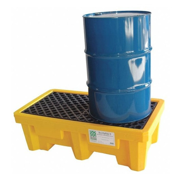 Ultratech Drum Spill Containment Pallet,53" L 1011