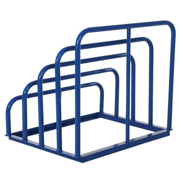 Manufacturer Varies Starter Vertical Sheet Storage Rack, 36 in D, 48 in W, 4 Shelves, Blue VHSR-4