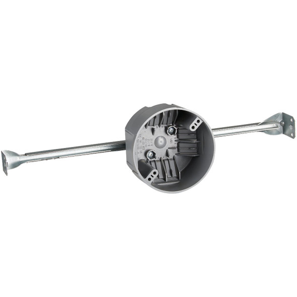 50 Lb. Rating Hanger PVC Molded New Work Ceiling Box BCJ-021