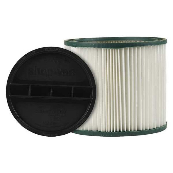 Shop-Vac Cartridge Filter,6 1/2 in H,Paper 9030733