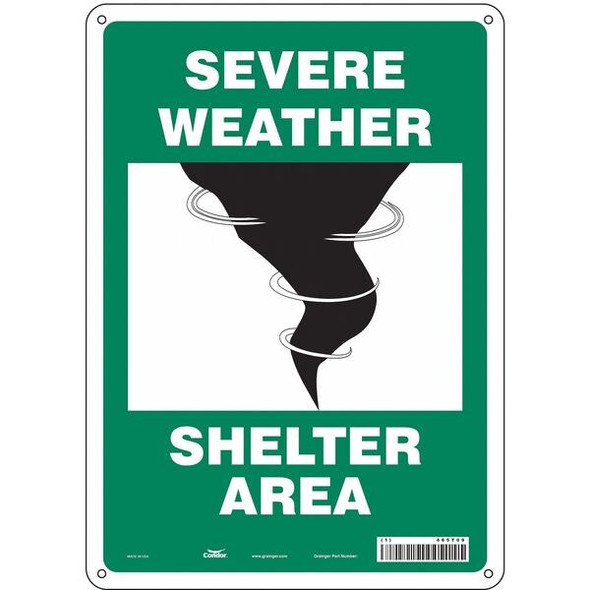 Safety Sign, 14 in Height, 10 in Width, Vinyl, Vertical Rectangle, English