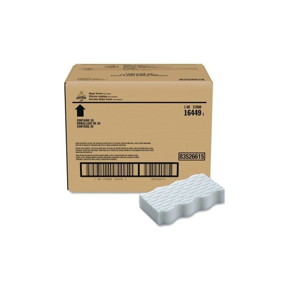 Magic Eraser Extra Durable, 4.6 in H x 2.4 in W, 0.7 in Thick, White