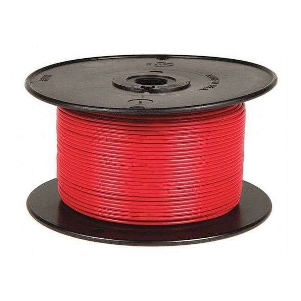 Grote Primary Wire, GPT, 14 AWG, 1C C, Red, PVC, Stranded, 60V, 500 ft. 87-7500
