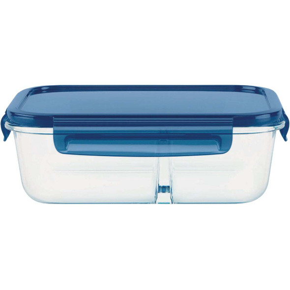 Pyrex MealBox Storage 5.5 Cup Rectangle Storage Container with Plastic Cover