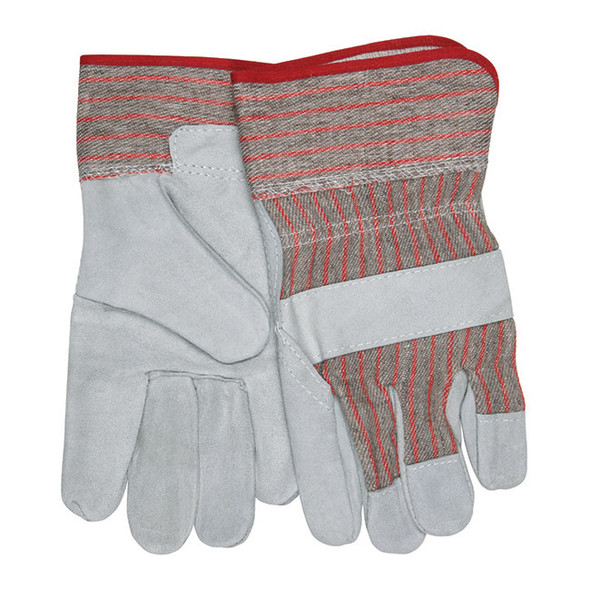 MCR Safety® Industry Standard Leather Palm Gloves, Gunn Pattern