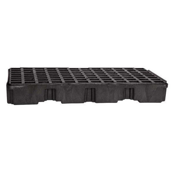 Spill Deck, 30 gal Spill Capacity, 2 Drums, 5,000 lb Load Capacity, Polyethylene