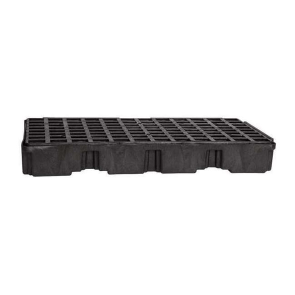 Spill Deck, 30 gal Spill Capacity, 2 Drums, 5,000 lb Load Capacity, Polyethylene