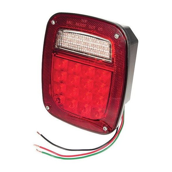 Grote Stop/Turn/Tail Light,Square,Red,5-3/4" L G5082-5
