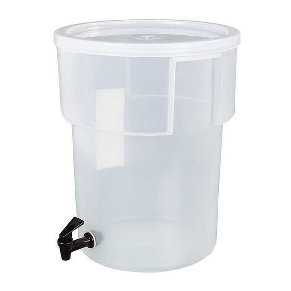 Carlisle Foodservice Beverage Dispenser,Round,5 Gal,Black 220930