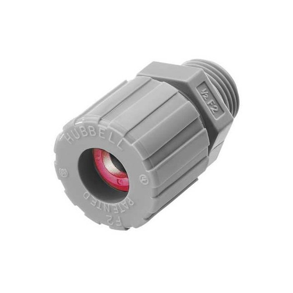 Liquid Tight Connector, 1in, Straight, Pink