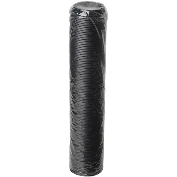 Dixie Lid for 12 to 20 oz. Hot Cup, Dome, Sip Through, Black, Pk1000 D9542B