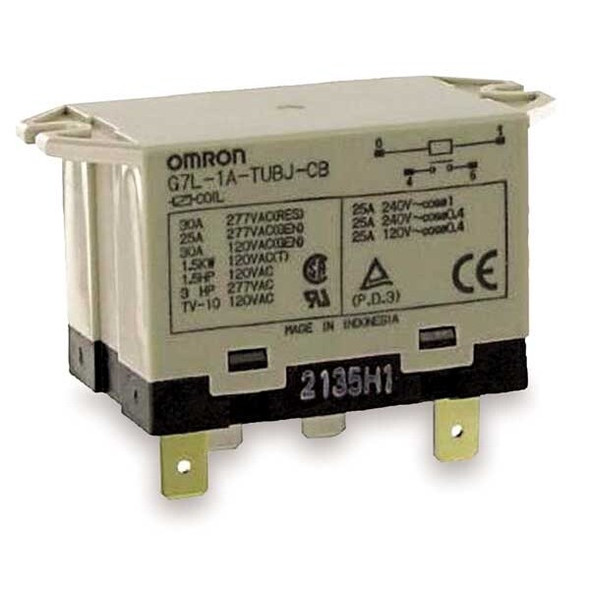 Top Flange, Enclosed Power Relay, Square, 30 A, 4, Quick Connect