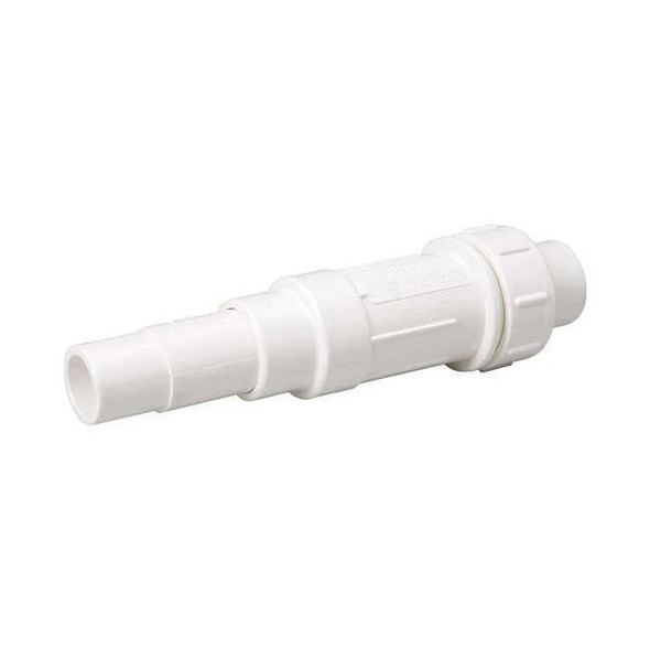 PVC EZ Span Repair Coupling, Solvent x Solvent, 1-1/2 in Pipe Size