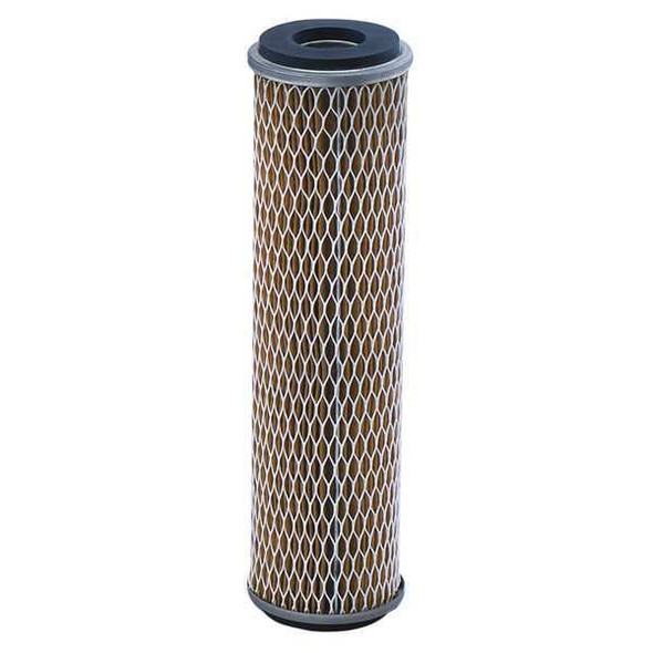 Pleated Filter Cartridge, 7 gpm, 1 Micron, 2-1/2" O.D., 9 5/8 in H
