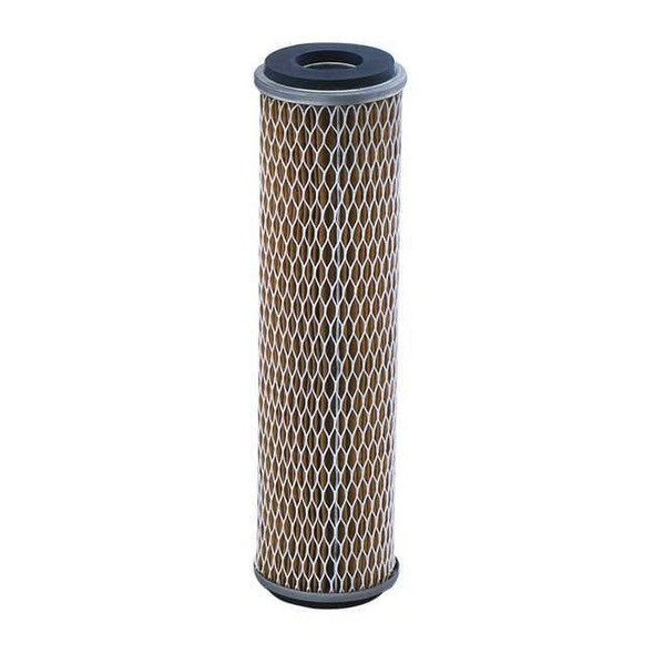 Pleated Filter Cartridge, 7 gpm, 1 Micron, 2-1/2" O.D., 9 5/8 in H