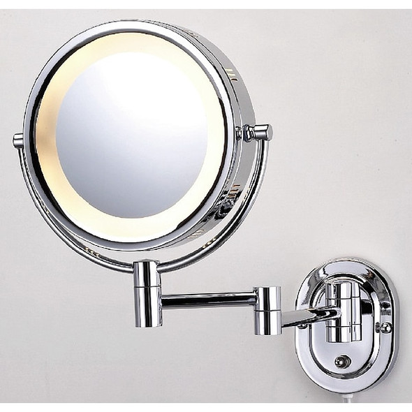 See All Industries Lighted Makeup Mirror,10 in W,13 in H HLCSA895