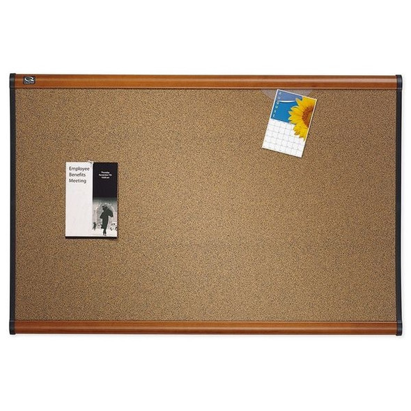 Quartet Cork Bulletin Board 24"H x 36"W B243LC-24
