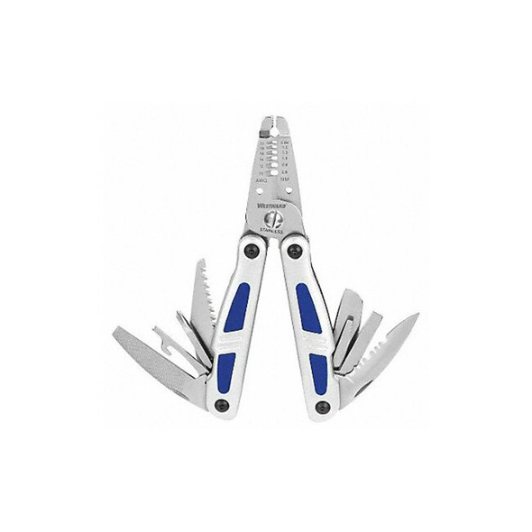 Westward Multi-Tool,Silver,12 Tools 6ATV1 Westward Multi-Tool,Silver,12 Tools 6ATV1