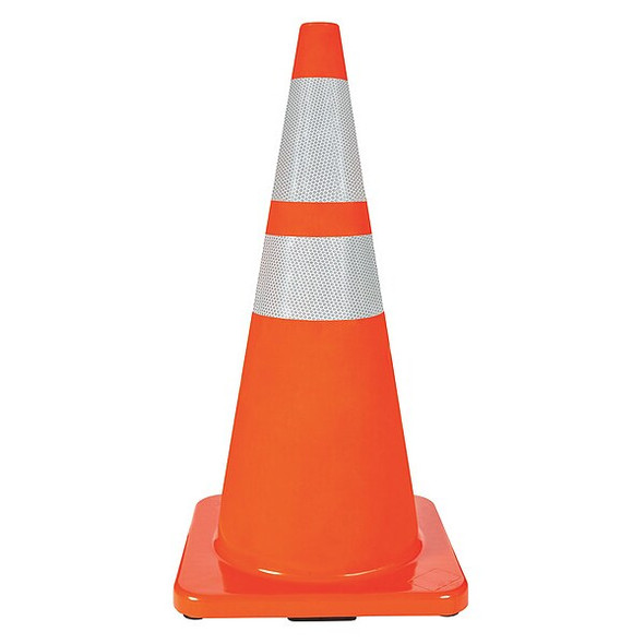 Manufacturer Varies Traffic Cone,28 In. H,PVC,Orange 6VKG9