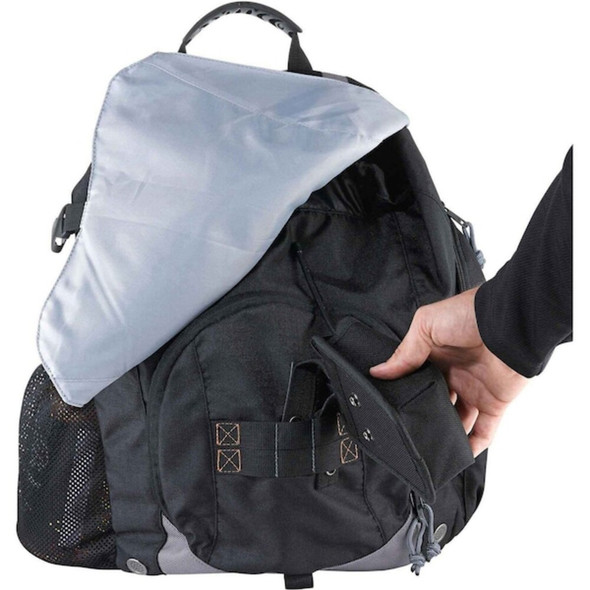 Ergodyne Backpack, Black, Polyester, 5 Pockets GB5143