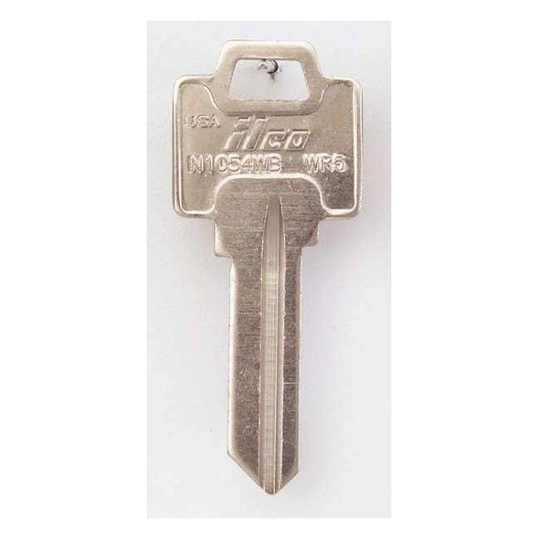 Kaba Ilco Key Blank,Brass,Type WR5,5 Pin,PK10 N1054WB-WR5