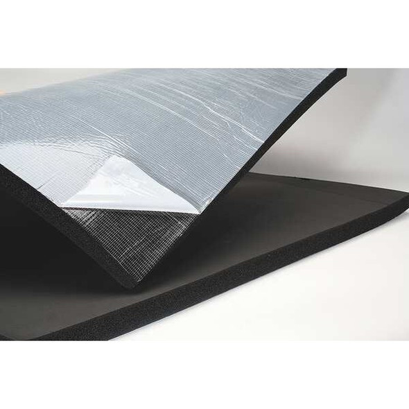 Insulation Sheet, NBR/PVC, 36 in x 48 in, 3/4 in Wall, Black