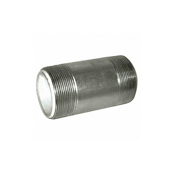 1" MNPT x 2-1/2" TBE Galvanized Steel Dielectric Nipple Sch 40