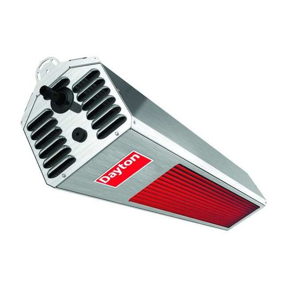 Dayton 34000 BtuH Infrared Patio Heater, NG 21MK93