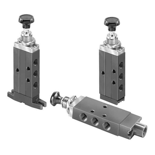 Parker Manual Air Control Valve,3-Way,1/8In NPT 414411000