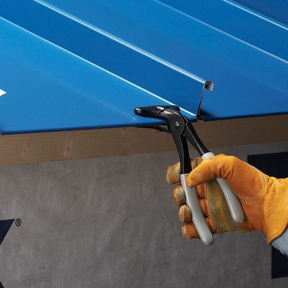 Malco Hand Seamer and Tong, Straight/Sharp Curves, 9 1/2 in, Cast Steel SG11