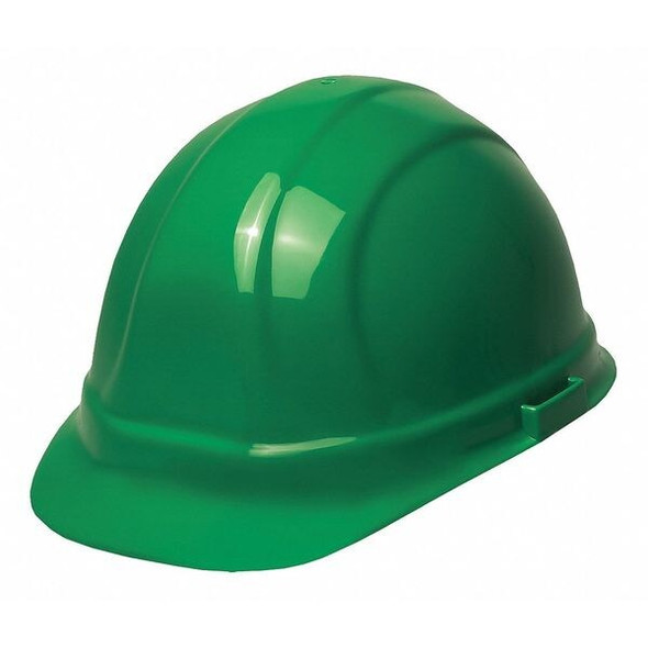 Erb Safety Hard Hat,Type 1, Class E,Pinlock,Green WEL19138GR